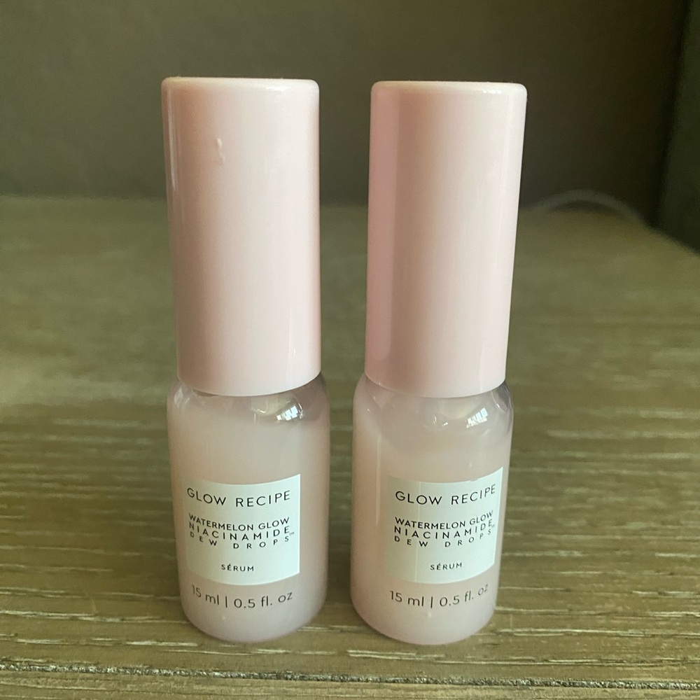 Glow Recipe Watermelon Niacinamide Dew Drops Serum - New, Lot of (2)